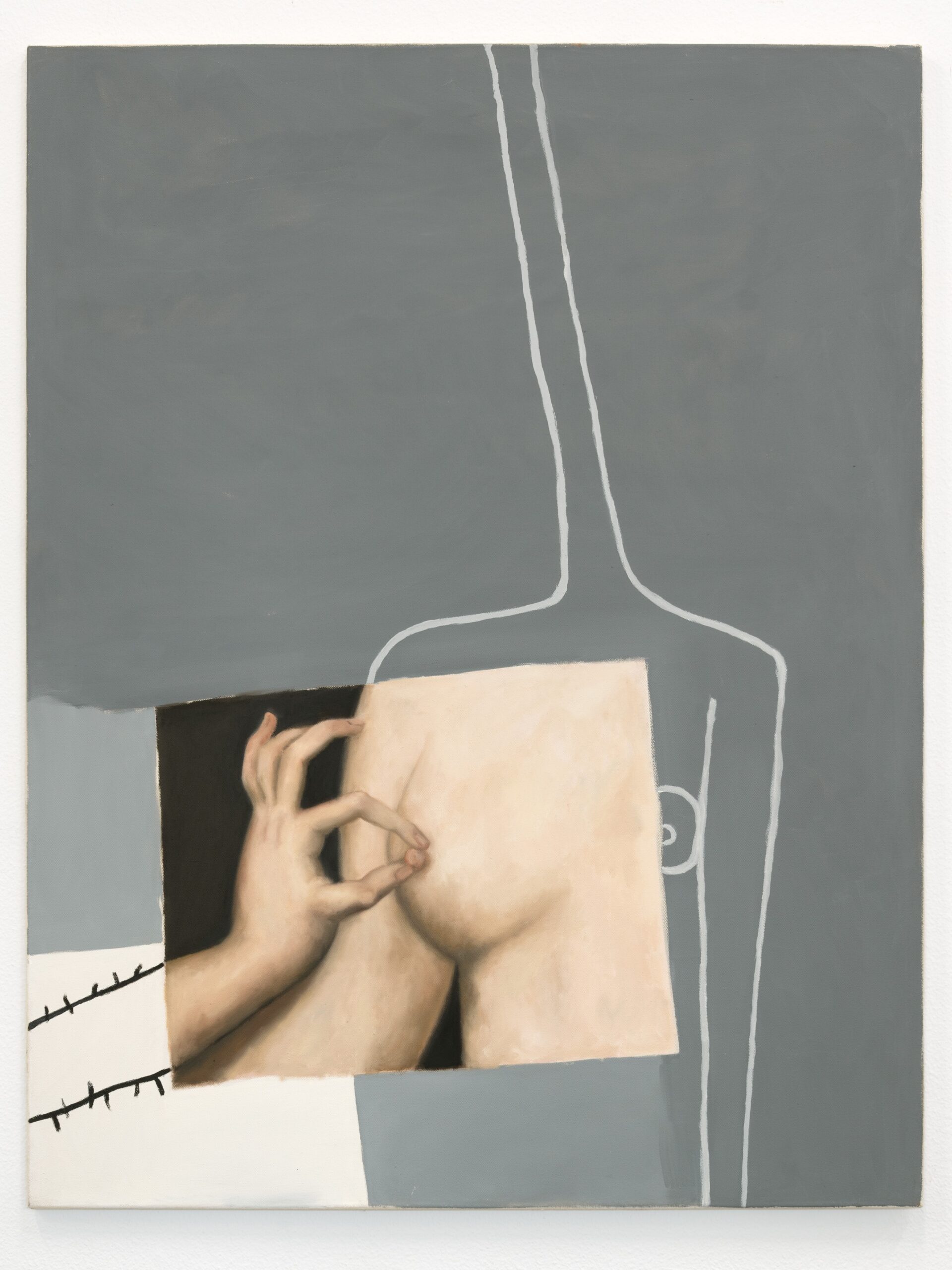 Heinrichs Träume, 2019, oil on canvas, 130cm x 100cm 