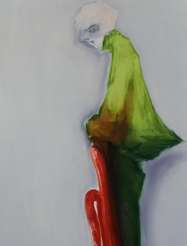 Meng Yangyang A Whisper in My Ear 100 x 160 cm Oil on canvas 2022