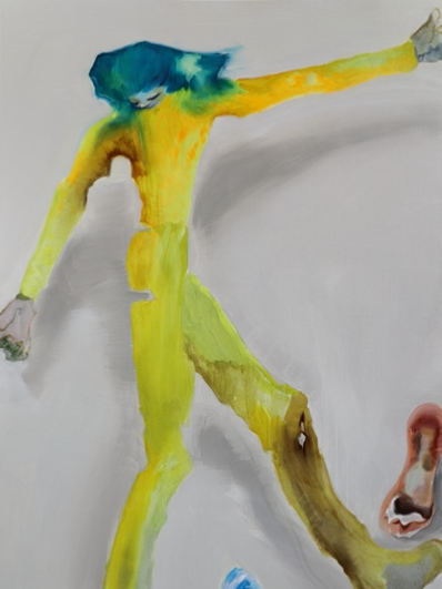 Dance or Pay 100 x 160 cm Oil on canvas 2022