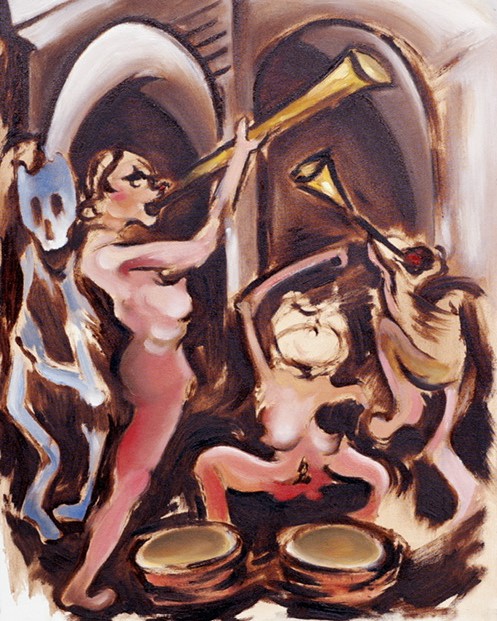 Danza #1, 2022, oil on canvas, 45 x 35 cm
