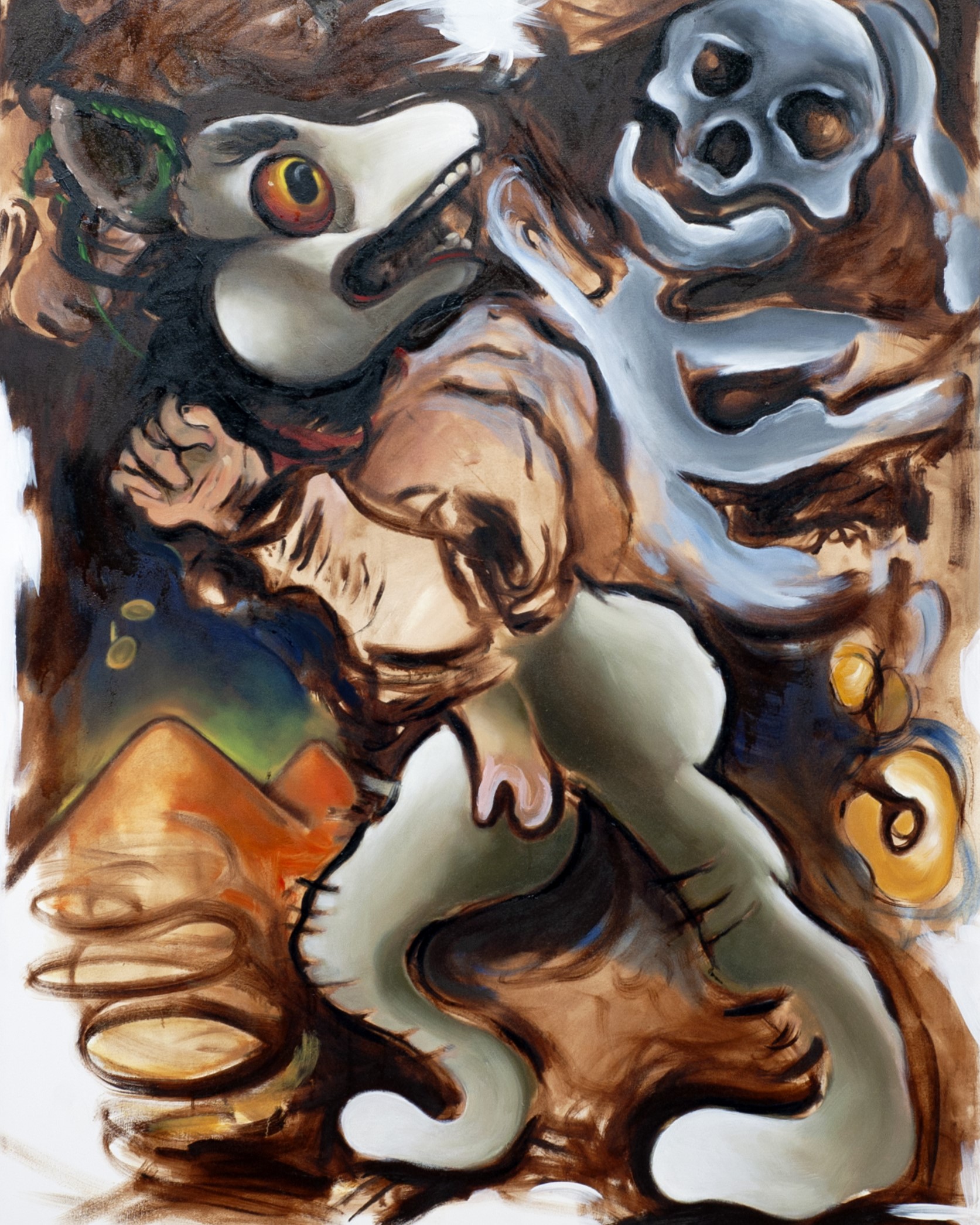 Danza #4, 2022, oil on canvas, 120 x 90 cm