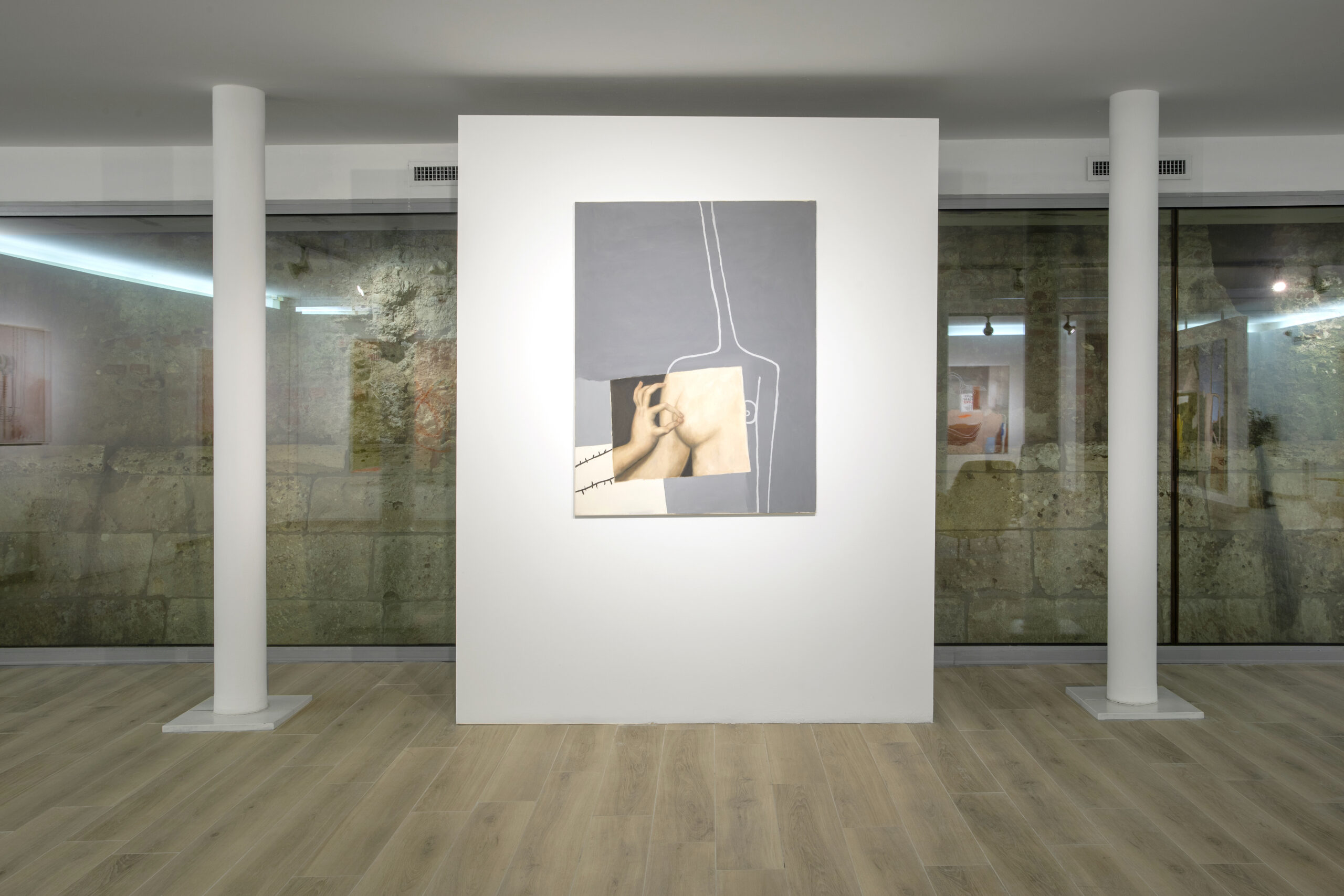 Sophie Ullrich, Heinrichs Träume, 2019, oil on canvas, 130cm x 100cm