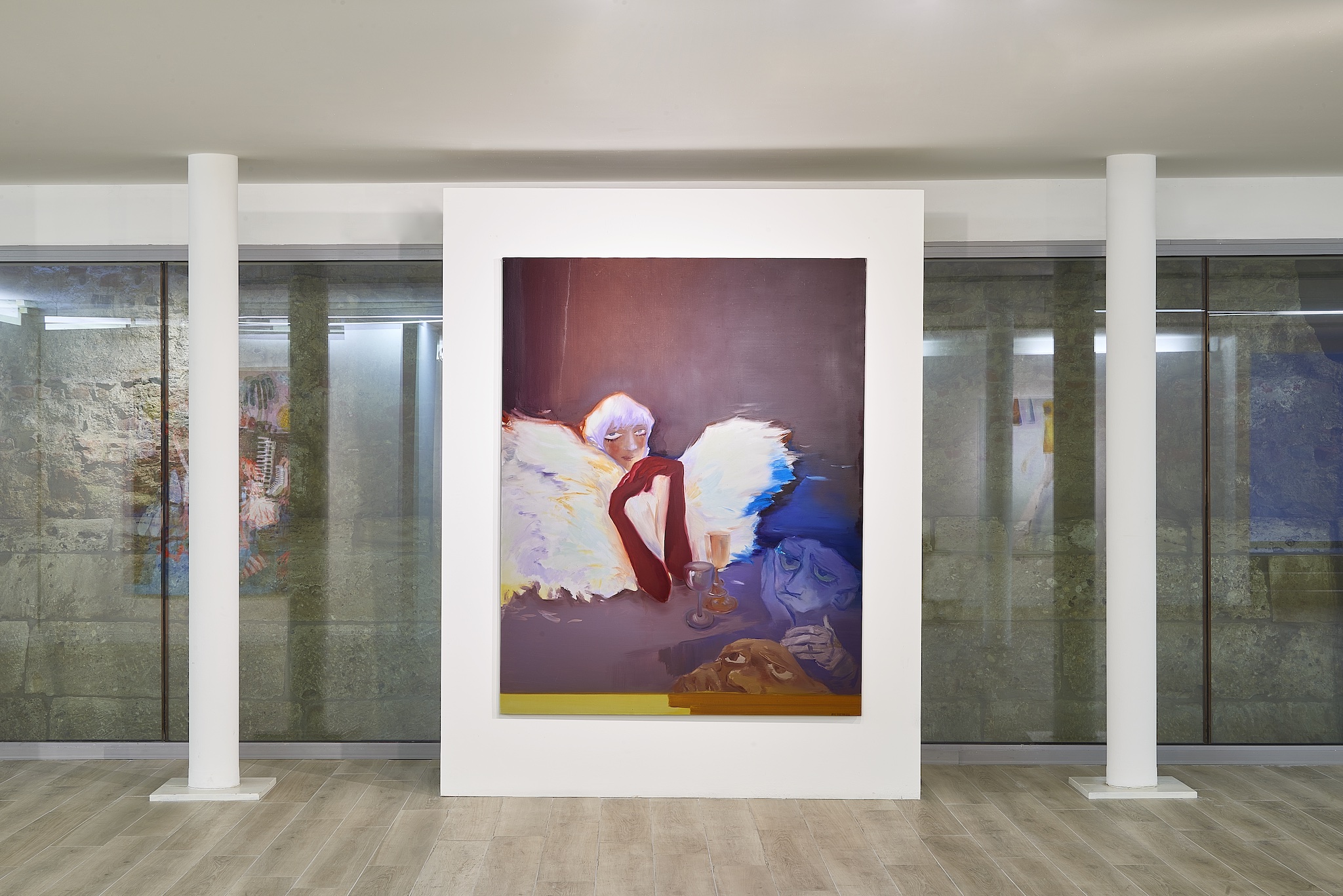 Meng Yangyang Untouchable Bird of Paradise 155 x 190 cm Oil on canvas 2022 