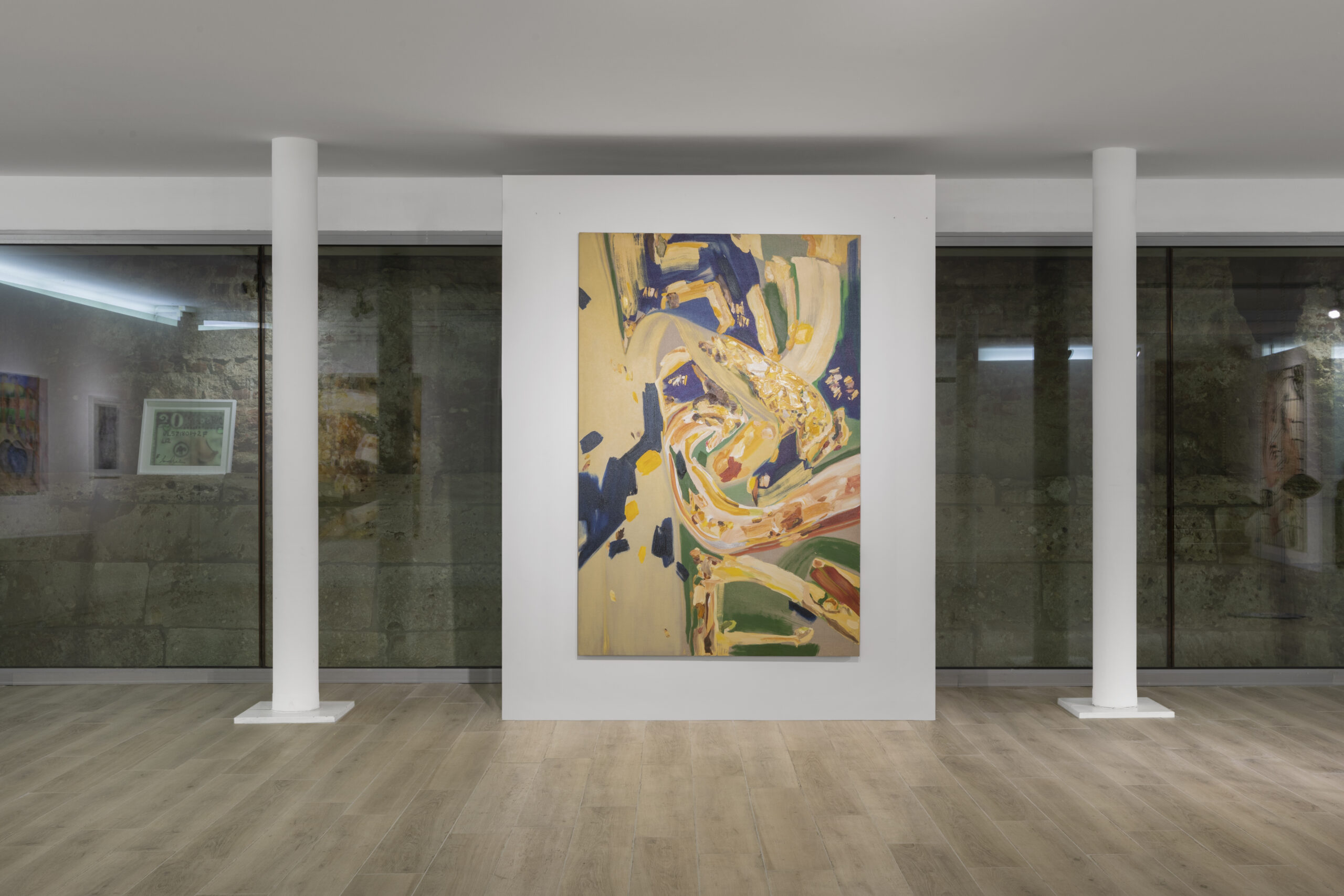 Solenne Fabre, Symbiose, 2021, oil on linen, 195 x 130 cm