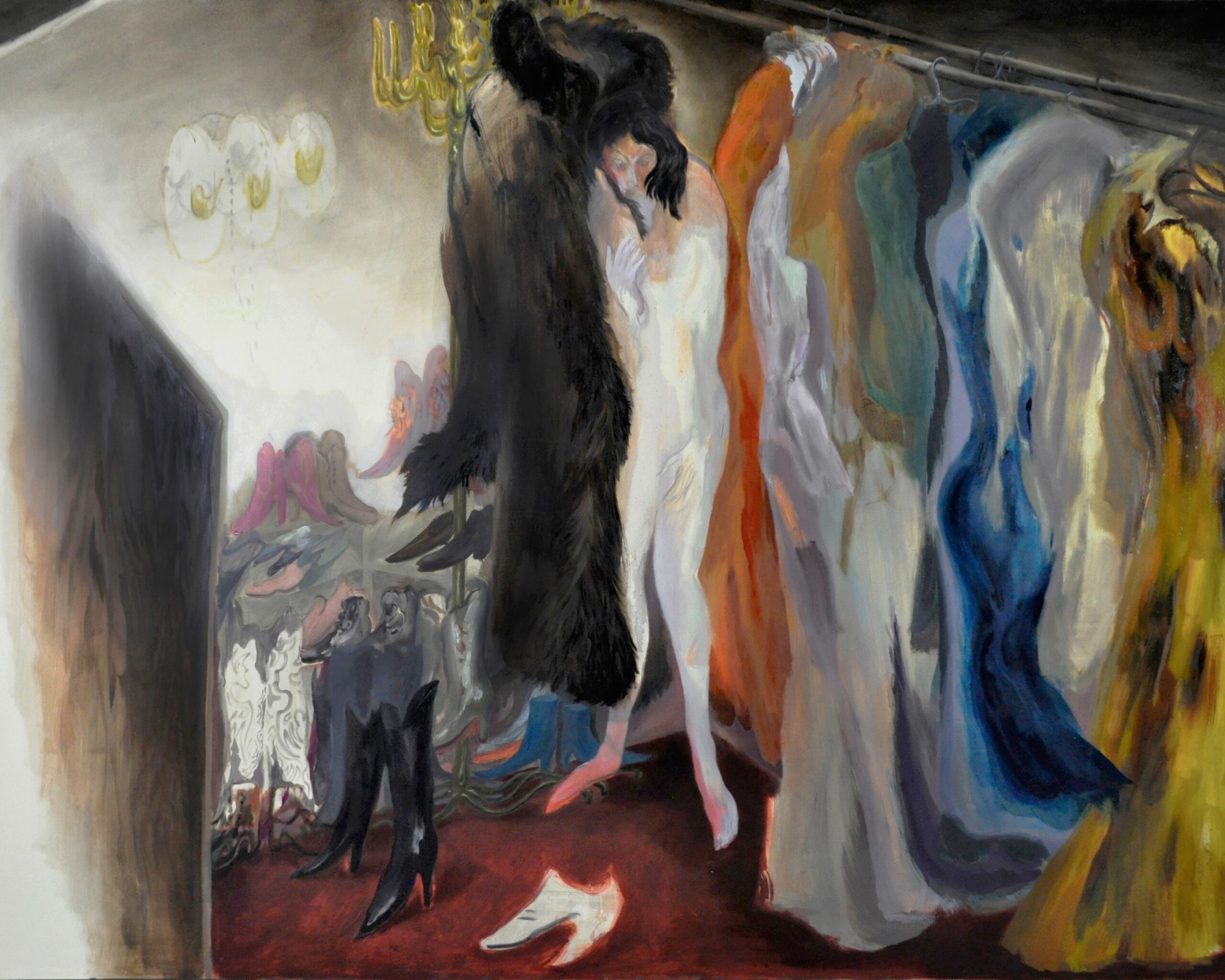 Vampira , 2021, oil on canvas, 200x300 cm 