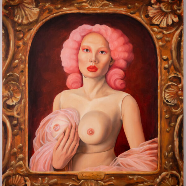 What Does It Take To Be A Woman, oil on linen, 60x70 cm, 2023
