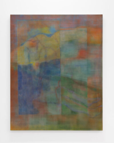 Split Screen, 2023, Oil on linen, 153x122